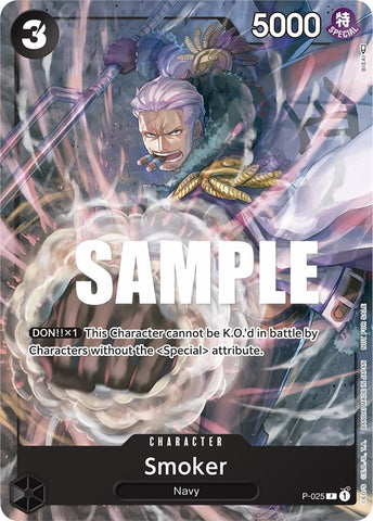 Image for Smoker (Pre-Release) (P-025) - One Piece Card Game
