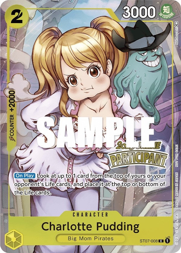 Charlotte Pudding (Online Regional 2023) [Participant] (ST07-008) (One Piece Promotion Cards)