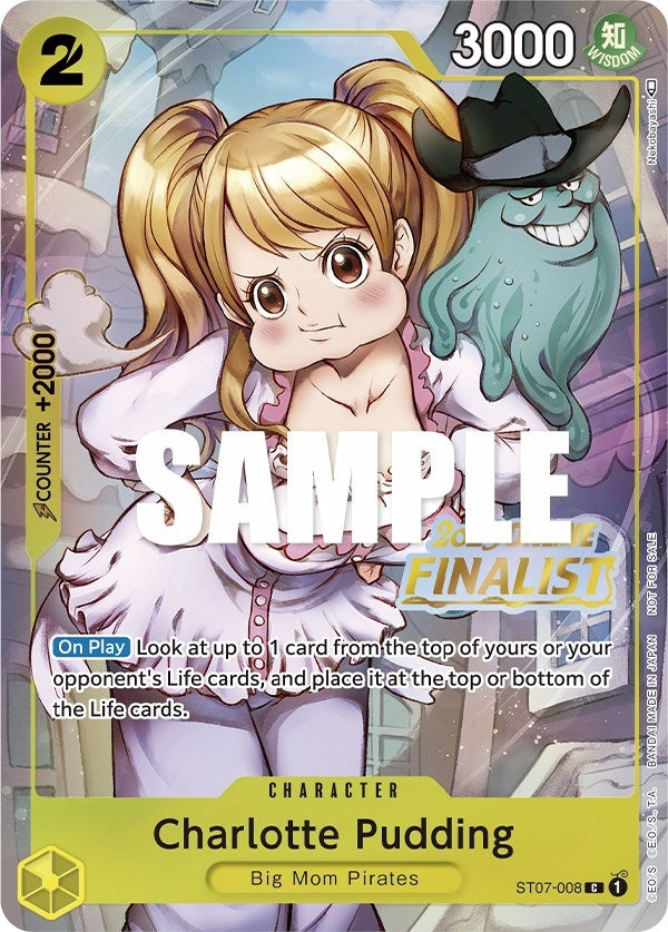Charlotte Pudding (Online Regional 2023) [Finalist] (ST07-008) (One Piece Promotion Cards)