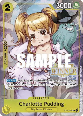 Charlotte Pudding (Online Regional 2023) [Winner] (ST07-008) (One Piece Promotion Cards)
