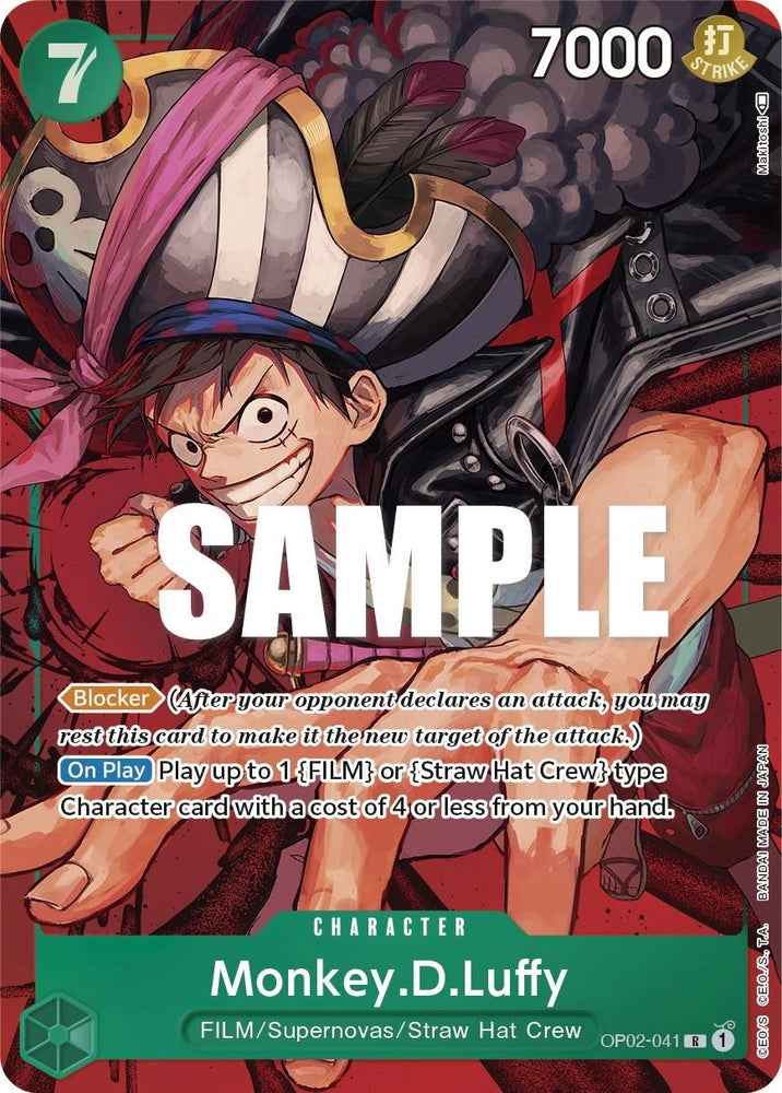 Monkey.D.Luffy (041) (Alternate Art) (OP02-041) (OP02)