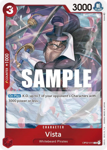 Image for Vista (OP02-011) - One Piece Card Game