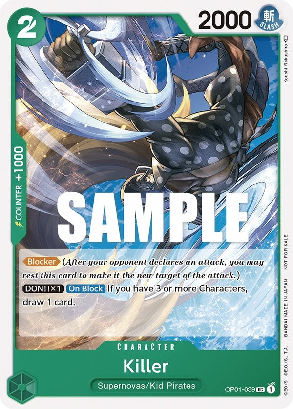 Killer (Promotion Pack 2023) (OP01-039) (One Piece Promotion Cards)