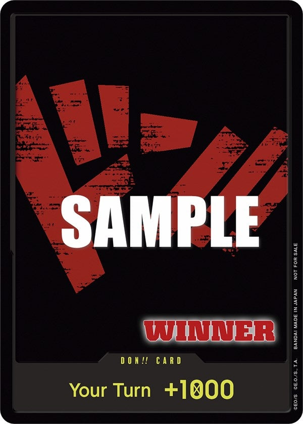 DON!! Card (Tournament Pack Vol. 2) [Winner] (One Piece Promotion Cards)