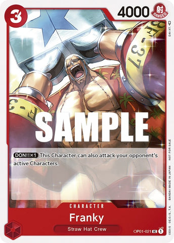 Franky (Tournament Pack Vol. 2) (OP01-021) (One Piece Promotion Cards)