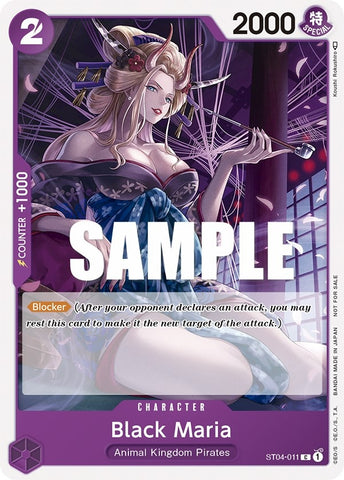 Black Maria (Tournament Pack Vol. 2) (ST04-011) (One Piece Promotion Cards)