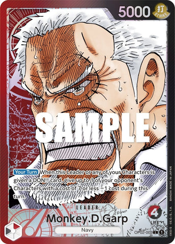 Monkey.D.Garp (002) (Alternate Art) (OP02-002) (OP02)