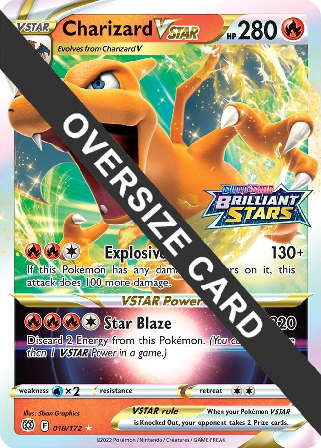 Image for Charizard VSTAR (018/172) [Jumbo Cards]