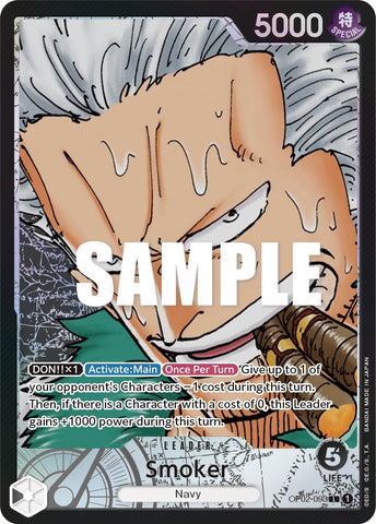 Image for Smoker (093) (Alternate Art) (OP02-093) (OP02) - One Piece Card Game