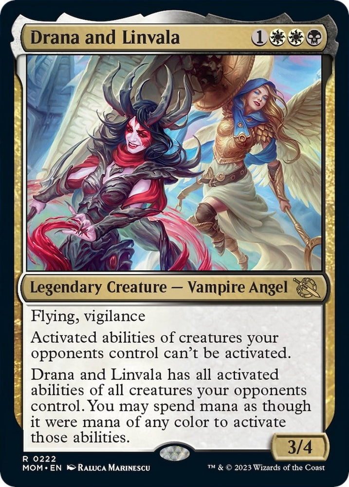 Image for Drana and Linvala (222) [March of the Machine]