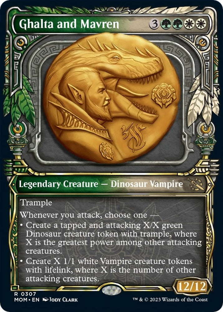 Image for Ghalta and Mavren (Showcase) (307) [March of the Machine]