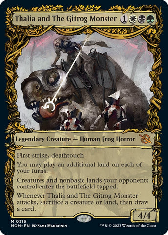 Image for Thalia and The Gitrog Monster (Showcase) (316) [March of the Machine]