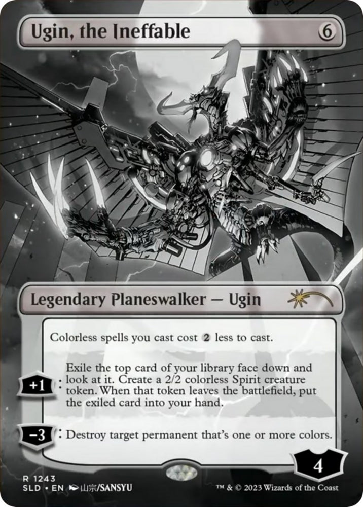 Image for Ugin, the Ineffable (Borderless) (1243) [Secret Lair Drop Series]