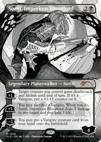 Image for Sorin, Imperious Bloodlord (Borderless) (1244) [Secret Lair Drop Series]