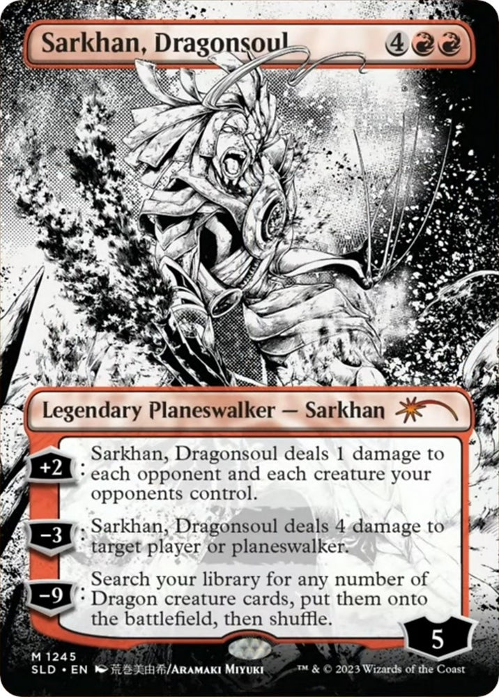 Image for Sarkhan, Dragonsoul (Borderless) (1245) [Secret Lair Drop Series]