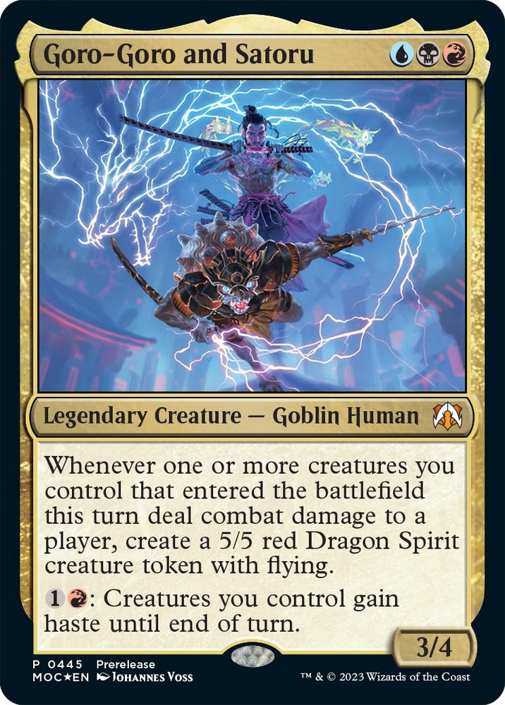 Image for Goro-Goro and Satoru (445) [Prerelease Cards]