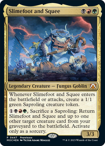 Image for Slimefoot and Squee (447) [Prerelease Cards]