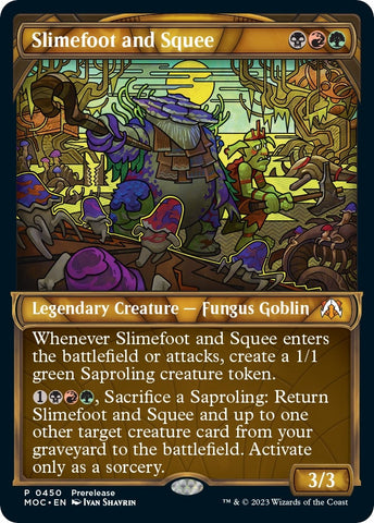Image for Slimefoot and Squee (Showcase) (450) [Prerelease Cards]