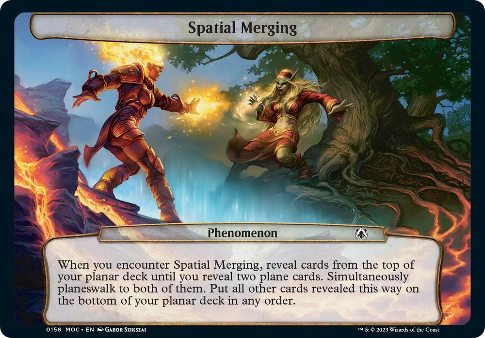 Image for Spatial Merging (158) [Planechase: March of the Machine]