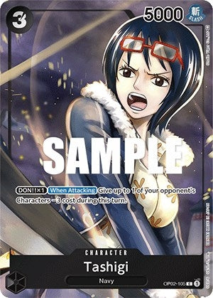 Image for Tashigi (Box Topper) (OP02-105) (OP02) - One Piece Card Game