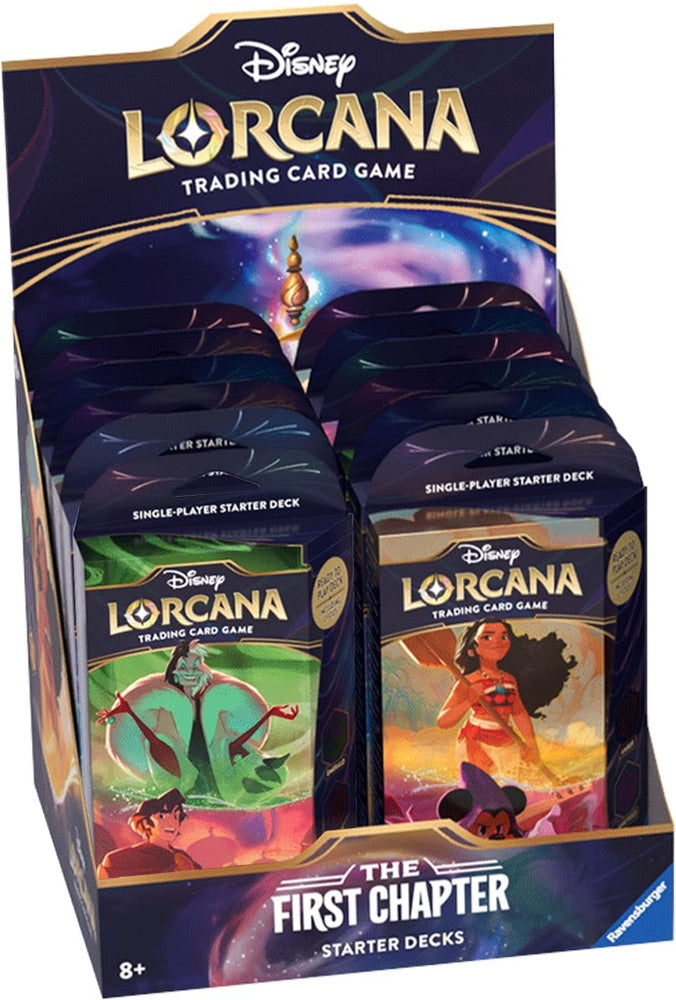 Image for Disney Lorcana: The First Chapter Starter Deck Display [The First Chapter]