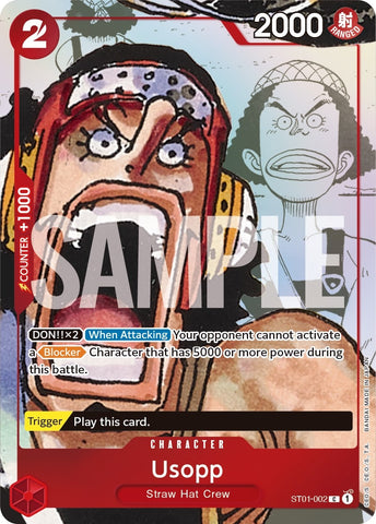 Image for Usopp - ST01-002 (Alternate Art) (ST01-002) - One Piece Card Game