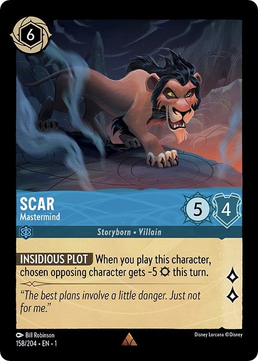 Image for Scar - Mastermind (158/204) - Disney Lorcana