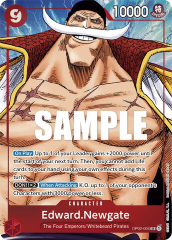 Edward.Newgate (004) (Alternate Art) (OP02-004) (OP02)