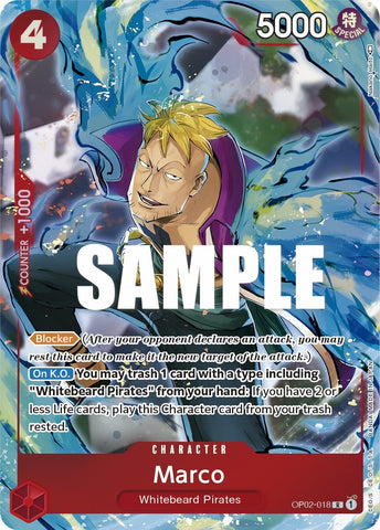 Marco (Alternate Art) (OP02-018) (OP02)
