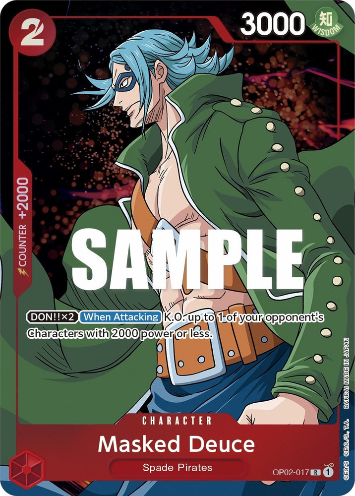 Masked Deuce (Alternate Art) (OP02-017) (OP02)