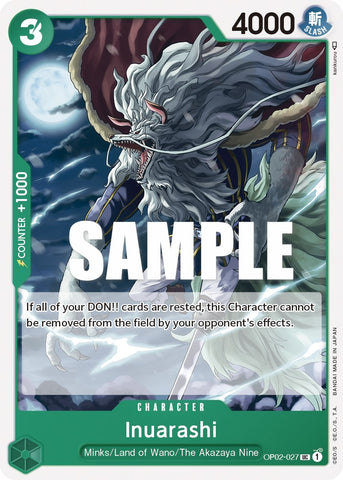 Image for Inuarashi (OP02-027) (OP02) - One Piece Card Game
