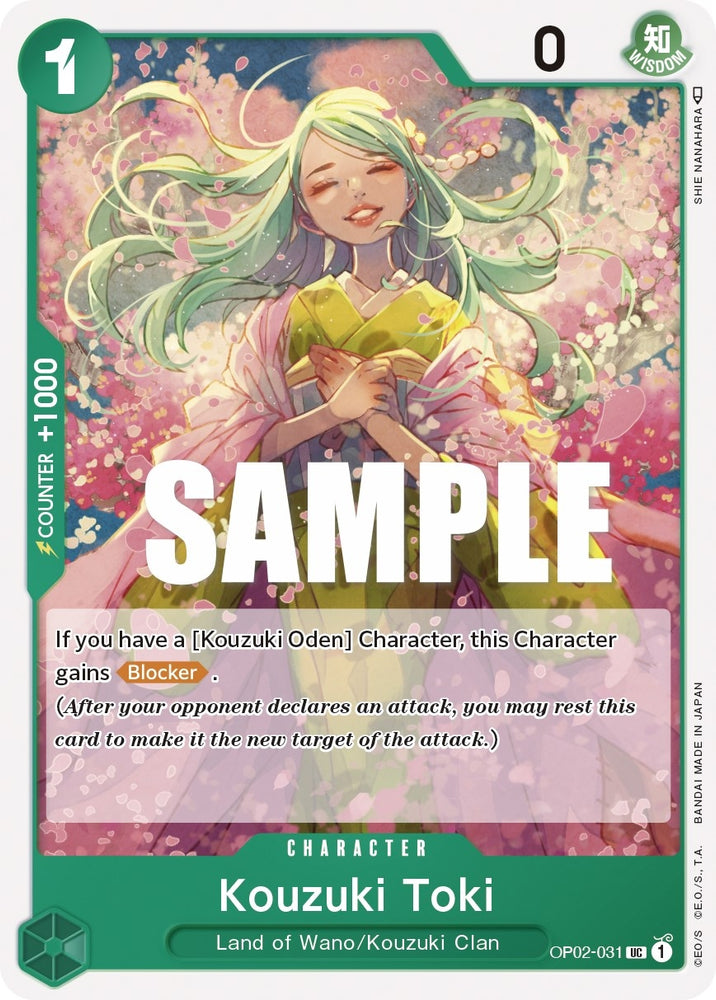 Image for Kouzuki Toki (OP02-031) (OP02) - One Piece Card Game