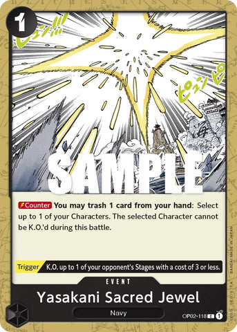 Image for Yasakani Sacred Jewel (OP02-118) - One Piece Card Game