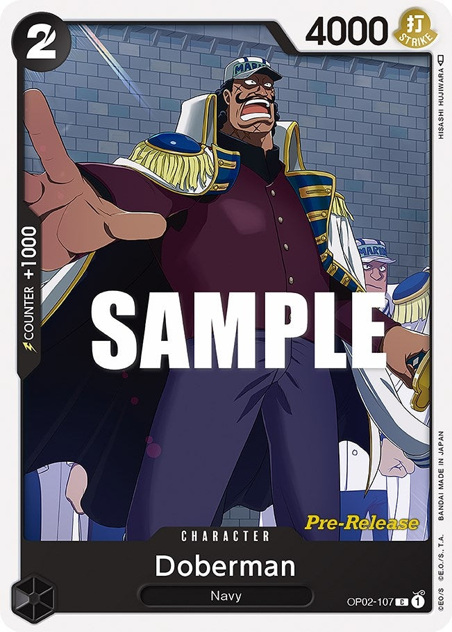 Doberman (OP02-107) (OP02 PRE)