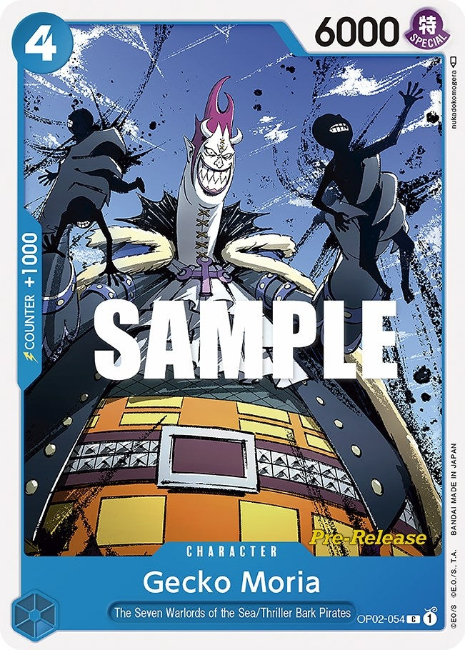 Gecko Moria (OP02-054) (OP02 PRE)