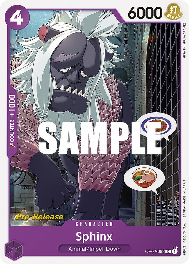 Image for Sphinx (OP02-088) (OP02 PRE) - One Piece Card Game