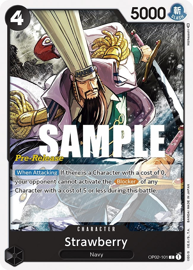 Image for Strawberry (OP02-101) (OP02 PRE) - One Piece Card Game