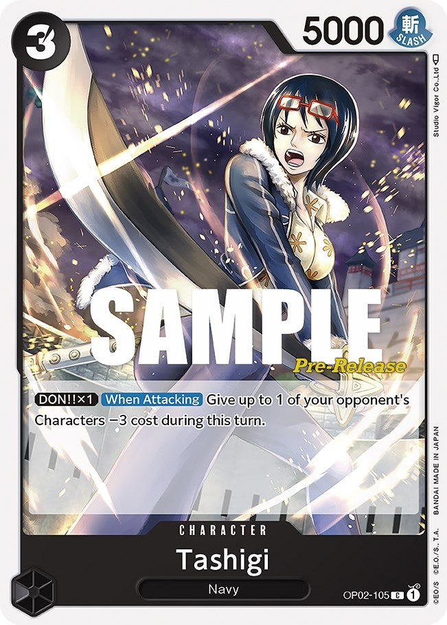 Image for Tashigi (OP02-105) (OP02 PRE) - One Piece Card Game