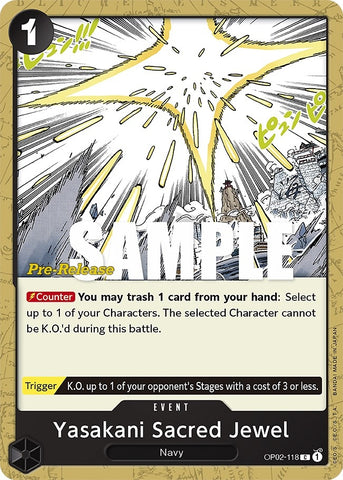Image for Yasakani Sacred Jewel (OP02-118) - One Piece Card Game