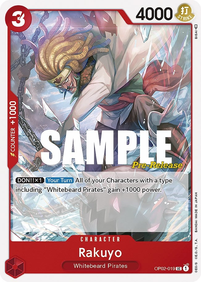 Image for Rakuyo (OP02-019) (OP02 PRE) - One Piece Card Game
