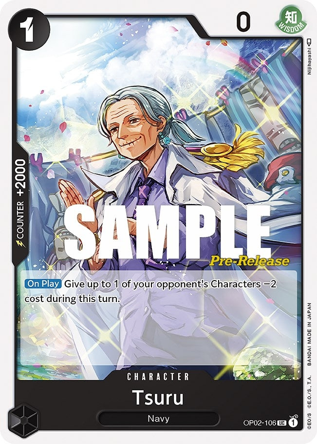 Image for Tsuru (OP02-106) (OP02 PRE) - One Piece Card Game