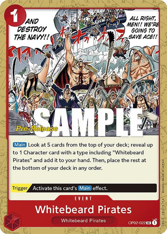 Image for Whitebeard Pirates (OP02-022) - One Piece Card Game
