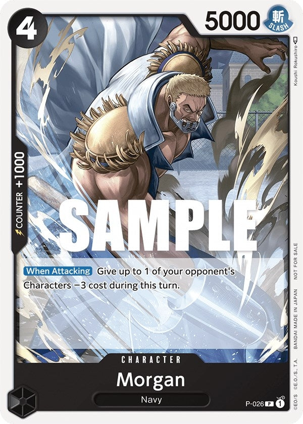 Morgan (Pirates Party Vol. 2) (P-026) (One Piece Promotion Cards)