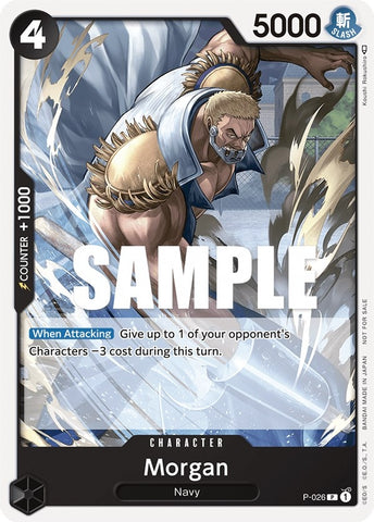 Morgan (Pirates Party Vol. 2) (P-026) (One Piece Promotion Cards)