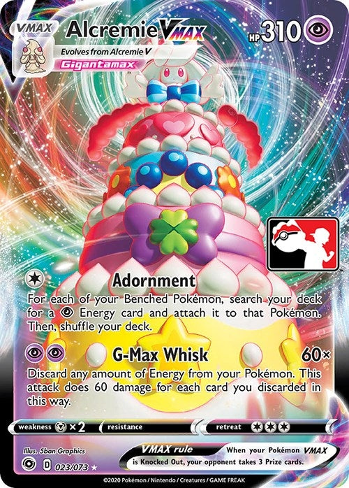 Image for Alcremie VMAX (23/73) [Prize Pack Series Cards]