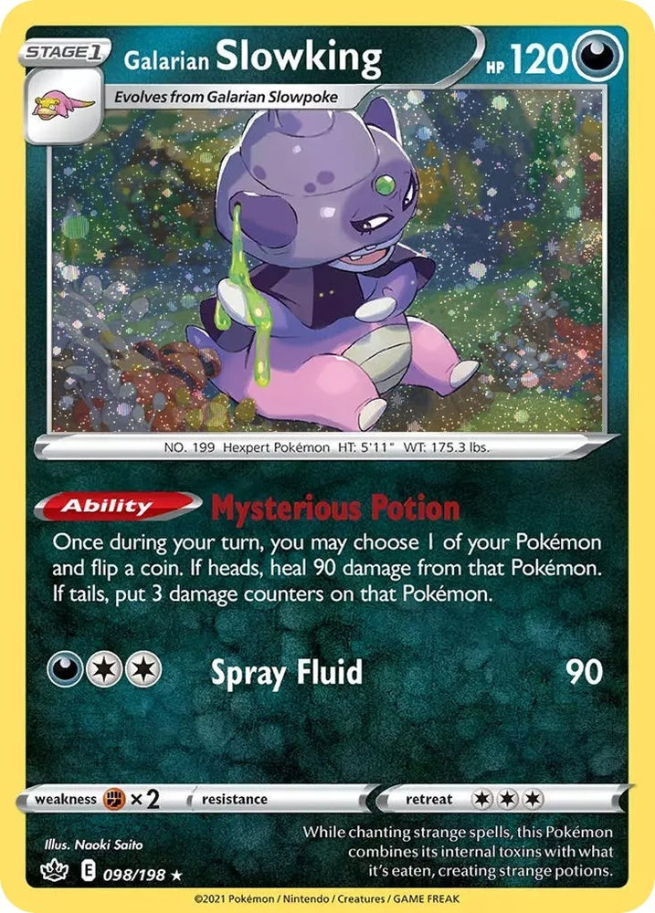 Galarian Slowking (Cosmos Holo) (098/198) (Miscellaneous Cards & Products)