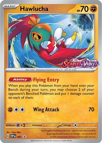 Image for Hawlucha - 007 (Prerelease) (007) [SV: Scarlet & Violet Promo Cards]