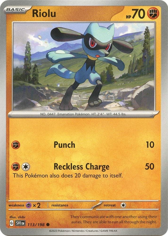 Image for Riolu - 113/198 (113/198) (SV1)