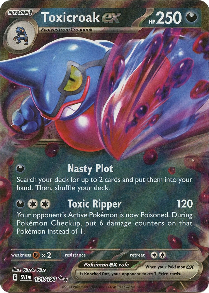 Image for Toxicroak ex - 131/198 (131/198) (SV1)