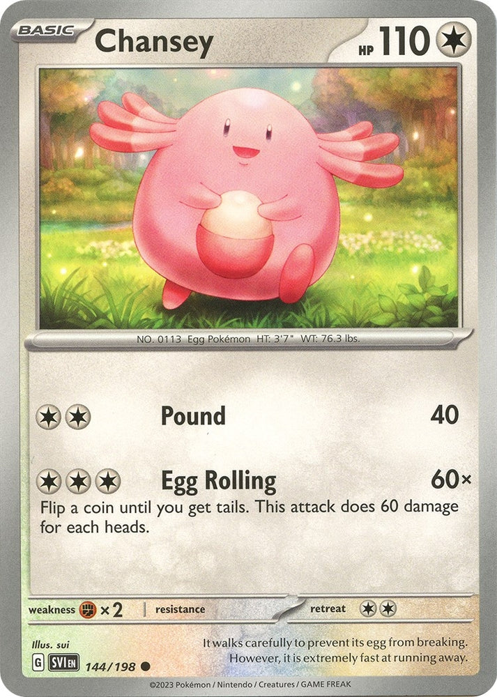 Image for Chansey (144/198) (SV1)